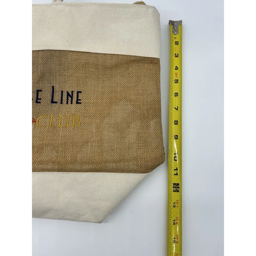 Disney Cruise Line Castaway Club Canvas Burlap Beach Tote Bag weekender